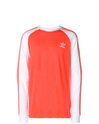 rotes bedrucktes Sweatshirt von adidas