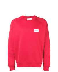 rotes bedrucktes Sweatshirt von Calvin Klein Jeans