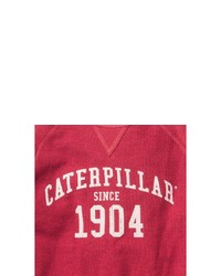 rotes bedrucktes Sweatshirt von Caterpillar
