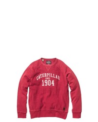 rotes bedrucktes Sweatshirt von Caterpillar