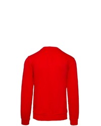 rotes bedrucktes Sweatshirt von Champion