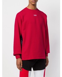 rotes bedrucktes Sweatshirt von Gcds