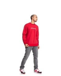 rotes bedrucktes Sweatshirt von DC Shoes