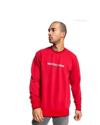 rotes bedrucktes Sweatshirt von DC Shoes