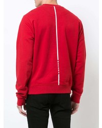 rotes bedrucktes Sweatshirt von Haculla