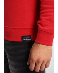 rotes bedrucktes Sweatshirt von Funky Buddha