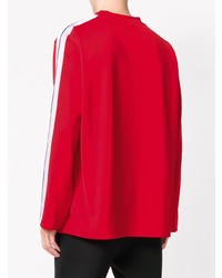 rotes bedrucktes Sweatshirt von Palm Angels