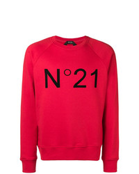 rotes bedrucktes Sweatshirt von N°21