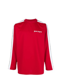 rotes bedrucktes Sweatshirt von Palm Angels