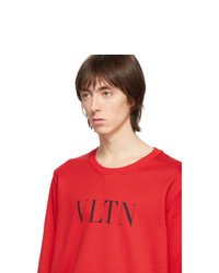 rotes bedrucktes Sweatshirt von Valentino