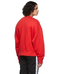 rotes bedrucktes Sweatshirt von Palm Angels