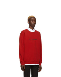 rotes bedrucktes Sweatshirt von Givenchy