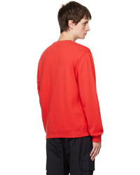 rotes bedrucktes Sweatshirt von Undercover