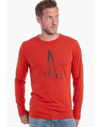 rotes bedrucktes Sweatshirt von Schöffel