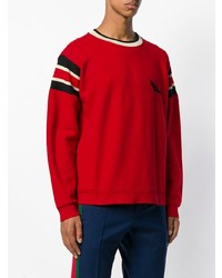 rotes bedrucktes Sweatshirt von Gucci