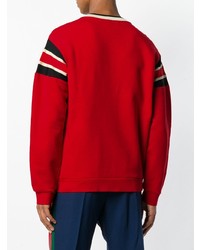 rotes bedrucktes Sweatshirt von Gucci