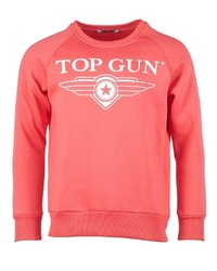 rotes bedrucktes Sweatshirt von TOP GUN