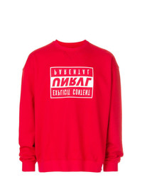 rotes bedrucktes Sweatshirt von Unravel Project
