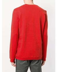 rotes bedrucktes Sweatshirt von Damir Doma