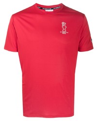 rotes bedrucktes T-Shirt mit einem Rundhalsausschnitt von North Sails