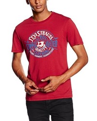 rotes bedrucktes T-shirt von Levi's