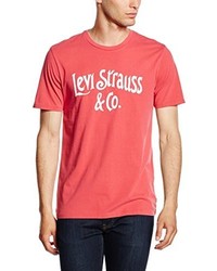 rotes bedrucktes T-shirt von Levi's