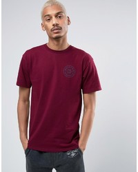 rotes bedrucktes T-shirt von Brixton