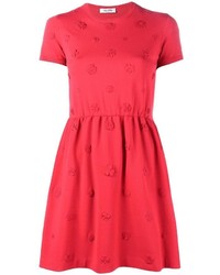 rotes besticktes Kleid von Valentino