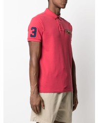 rotes besticktes Polohemd von Polo Ralph Lauren