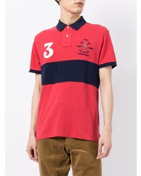 rotes besticktes Polohemd von Polo Ralph Lauren