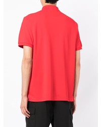 rotes besticktes Polohemd von Hackett