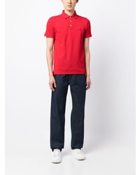 rotes besticktes Polohemd von Polo Ralph Lauren