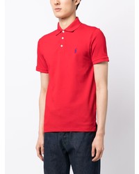 rotes besticktes Polohemd von Polo Ralph Lauren