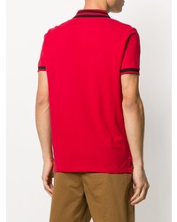 rotes besticktes Polohemd von Polo Ralph Lauren