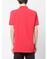 rotes besticktes Polohemd von Polo Ralph Lauren