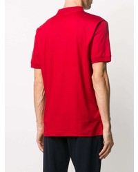 rotes besticktes Polohemd von Tommy Hilfiger