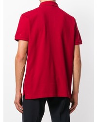 rotes besticktes Polohemd von Polo Ralph Lauren