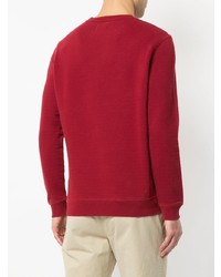 rotes besticktes Sweatshirt von Kent & Curwen