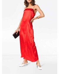 rotes Camisole-Kleid aus Seide von Deitas