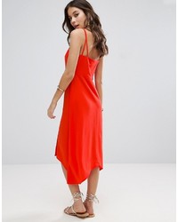 rotes Camisole-Kleid von Asos