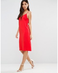 rotes Camisole-Kleid von Asos