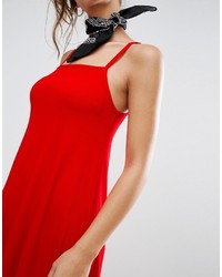 rotes Camisole-Kleid von Asos