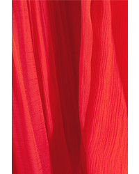 rotes Chiffon Ballkleid von Alexander McQueen