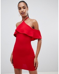 rotes figurbetontes Kleid von AX Paris