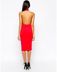 rotes figurbetontes Kleid von Asos