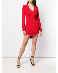 rotes figurbetontes Kleid von Dsquared2