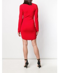 rotes figurbetontes Kleid von Dsquared2