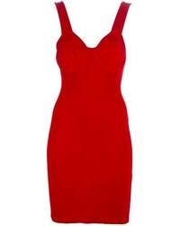 rotes figurbetontes Kleid von Jean Paul Gaultier