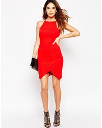 rotes figurbetontes Kleid von Asos