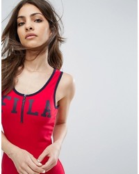 rotes figurbetontes Kleid von Fila